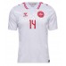 Echipament fotbal Danemarca Mikkel Damsgaard #14 Tricou Deplasare European 2024 maneca scurta